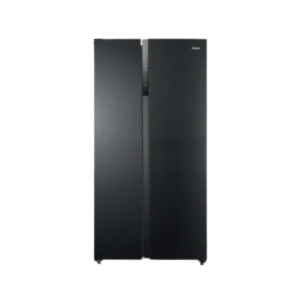 Haier SBS Refrigerator HRF-622IBG Black Glass